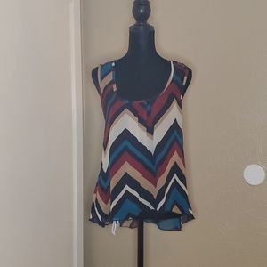 Sleeveless Sheer Shirt